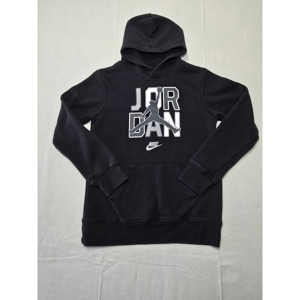 Nike Air Jordan Hoodie Youth (12-13) YRS Black Pullover
